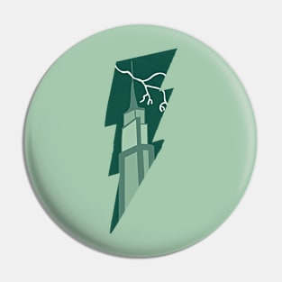 Lightning Thief- Percy Book Illustration Pin