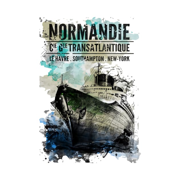 Normandie Cie Gle Transatlantique by asokabudaya