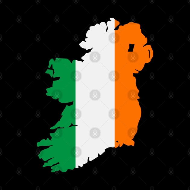 Ireland Map Flag by KayBee Gift Shop