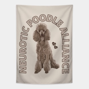 Neurotic Poodle Alliance Tapestry