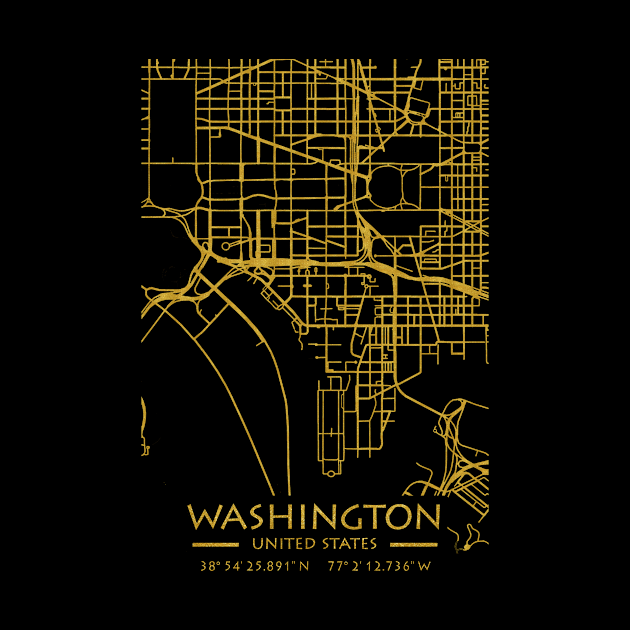 Washington DC City Map by City Map