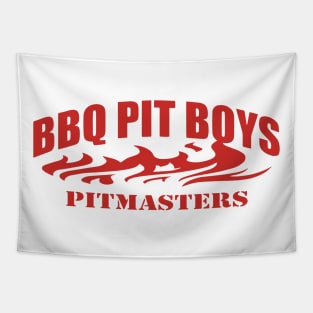 Bbq Pit Boys Pitmasters Official Logohellip Tapestry