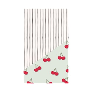 cherry background T-Shirt