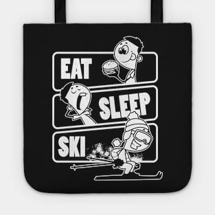 Eat Sleep Ski Repeat - Funny Skiing Lover Skier Gift product Tote