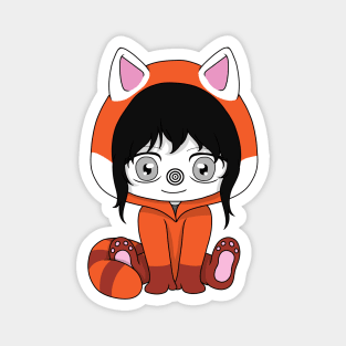 creepypasta red panda (laughing jill) Magnet