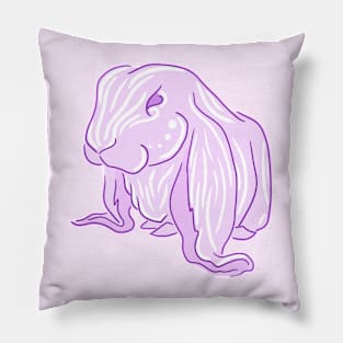 Seven Deadly Rabbits Series - Pride (no text) Pillow