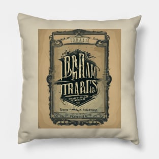 Vintage Poster Pillow