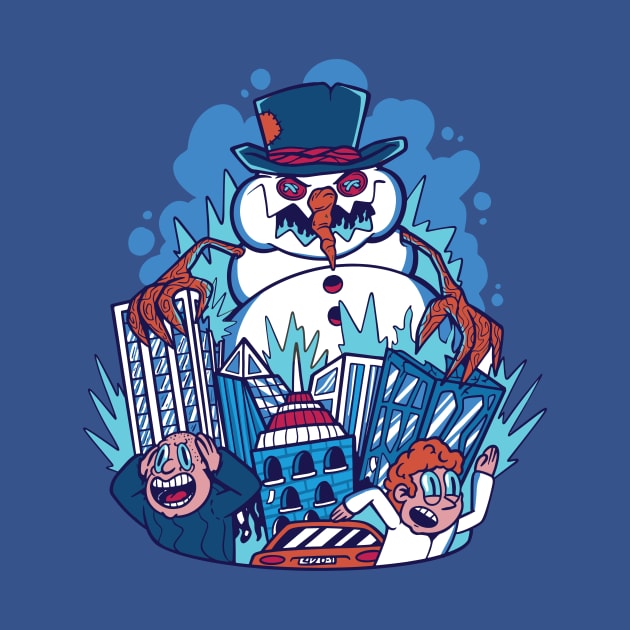 Frost Bites! // Funny Snowman Kaiju Monster by SLAG_Creative