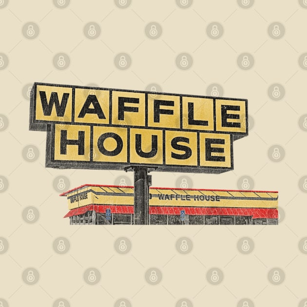 Waffle House Vintage Halftone