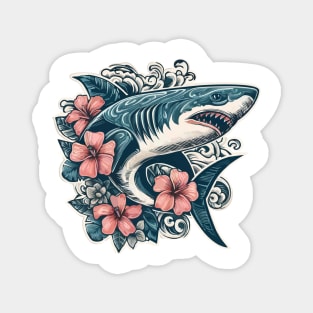 Fierce Island Vibes Shark Magnet