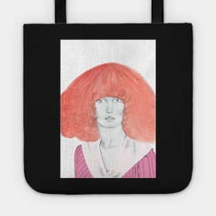 80s hairstyle Tote