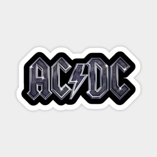 AC DC Chrome Metallic Magnet