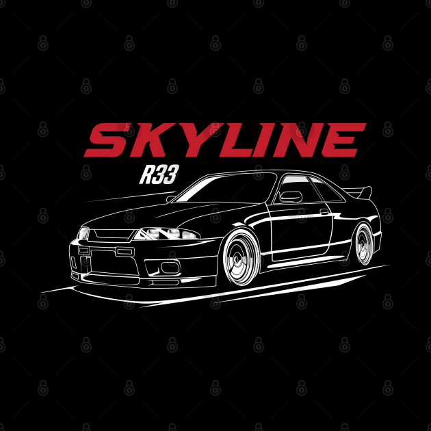 Nissan Skyline R33 by JDMAPEX