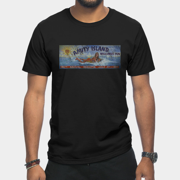 Discover Jaws — Amity Billboard - Jaws - T-Shirt