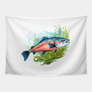 Pacific Northwest Salmon Tapestry