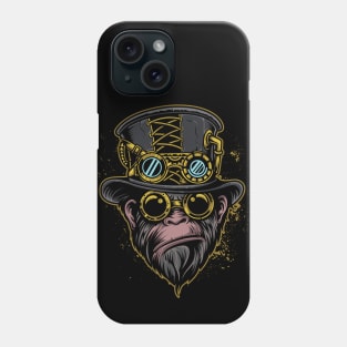 Steampunk Monkey Illustration Phone Case