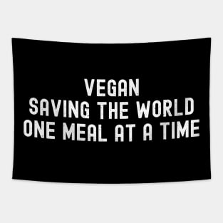 Vegan Saving the World, One Meal at a Time Tapestry