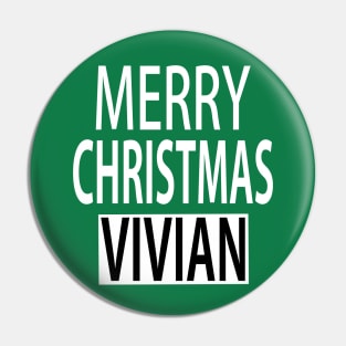 Merry Christmas Vivian Pin
