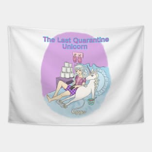 The last quarantine unicorn Tapestry