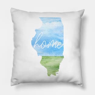 Illinois Home State Pillow