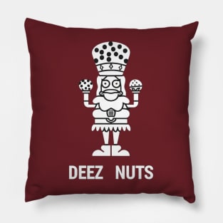 Deez Nuts Nutcracker Pillow