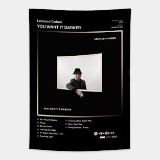 Leonard Cohen - You Want It Darker Tracklist Album Tapestry