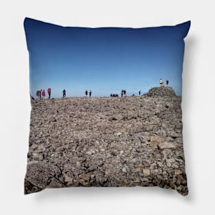 Reaching the top - Summit of Ben Nevis Pillow