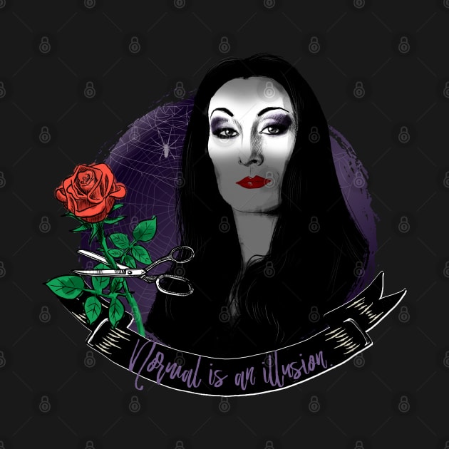 Goth Queens - Morticia Addams by Otracreativa