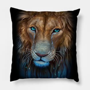 Lion tears Pillow