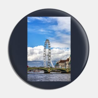 London Eye And Westminster Bridge Pin