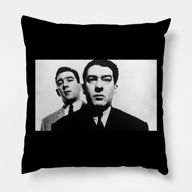 Original Gangsters... The Krays! Pillow by MikeCCD