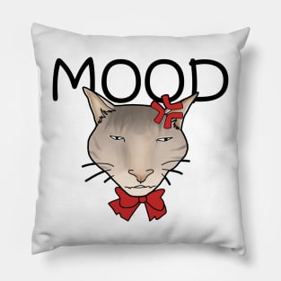 MOODY CAT Pillow