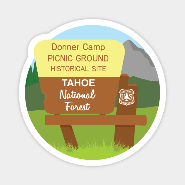 Donner Picnic Area Magnet by jkwatson5