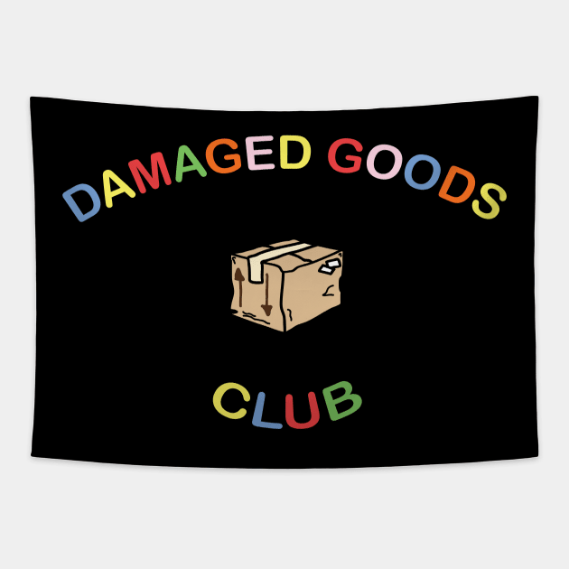 Damaged Goods Club Tapestry by Fiends