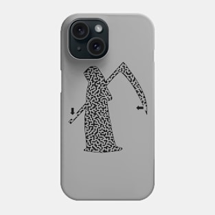 Grim Reaper Maze & Labyrinth Phone Case