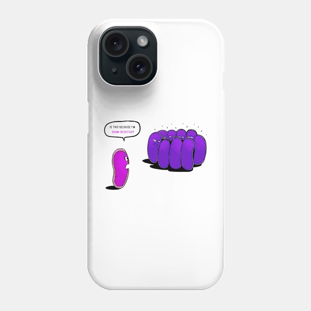 Is this because I&#39;m gram negative? Phone Case by labstud