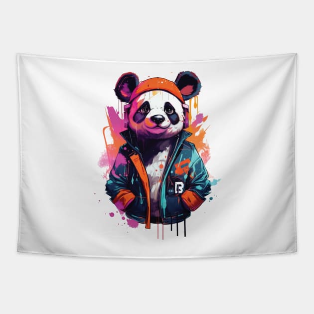 Streetwise Panda Tapestry by Imagequest