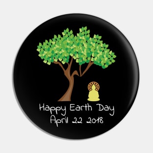 Earth Day Awareness 2018 Sweatshirt Pin