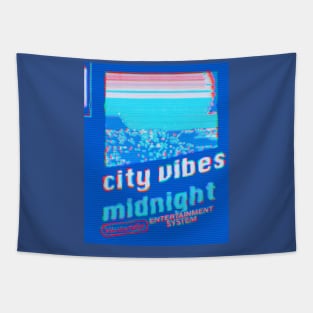 City Midnight NES Tapestry