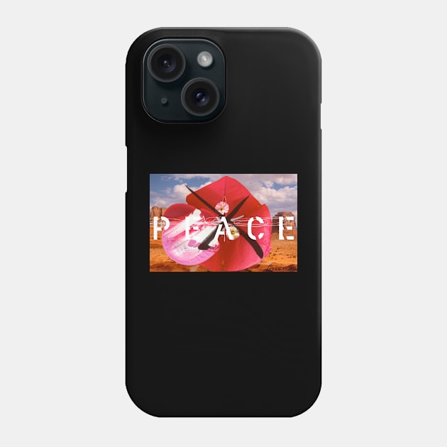 Peace Flower Phone Case by GeronimoTribe