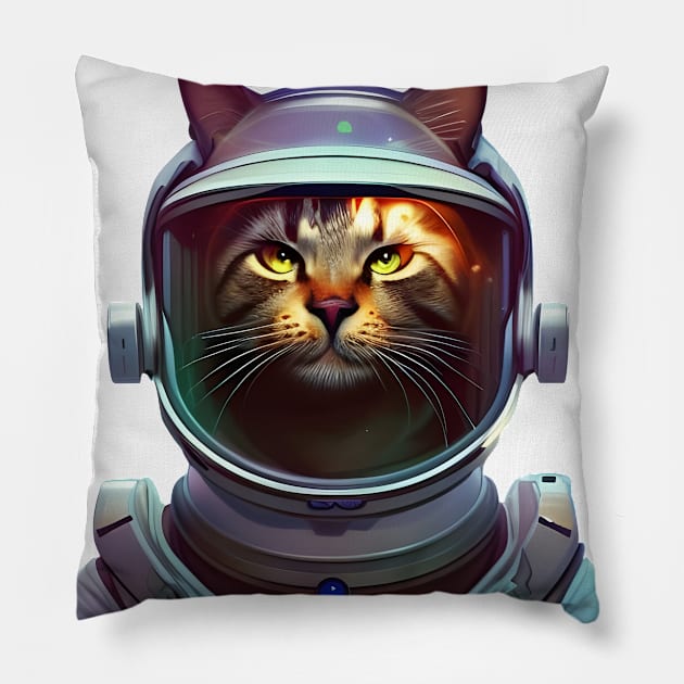 Space Cadet Pillow by Purrestrialco