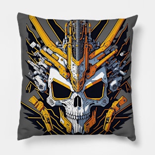 Mecha Skull S01 D28 Pillow