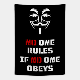 No One Rules If No One Obeys Tapestry