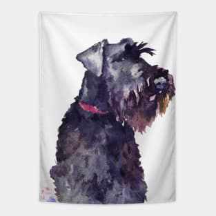 Watercolor Giant Schnauzer - Dog Lovers Tapestry