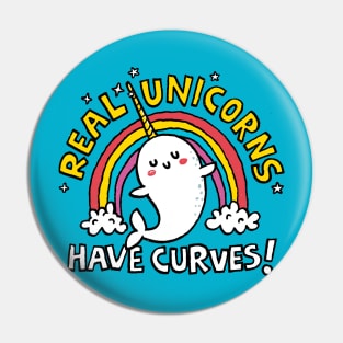 Real Unicors Have Curves Pin