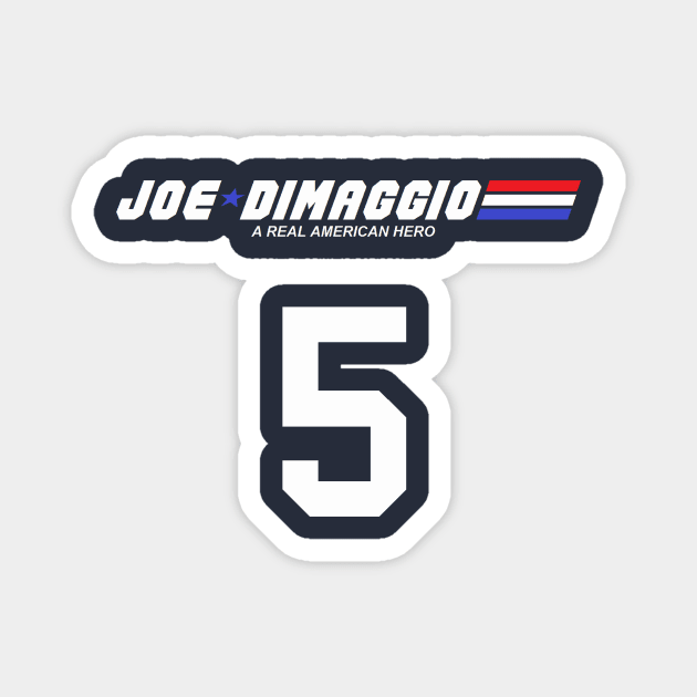 Joe DiMaggio: A Real American Hero Magnet by KyleHarlow