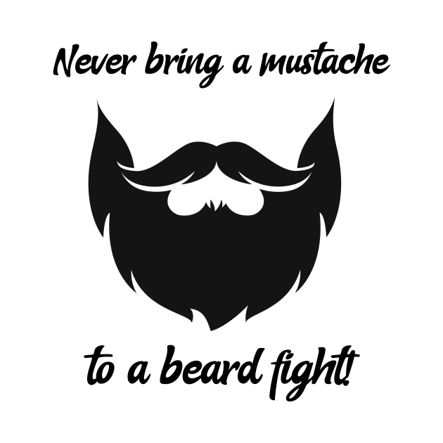 Never bring a mustache to a beard fight! by mikepod