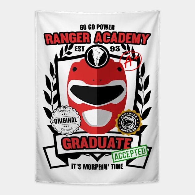 Red Ranger Academy Tapestry by CRD Branding