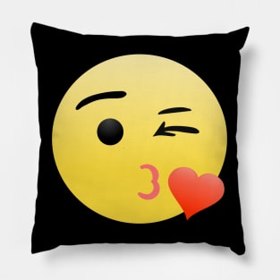 Kiss Emoji Pillow