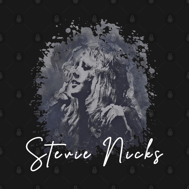 Stevie Nicks Silent Retro Style Fan Art by VintageMimi